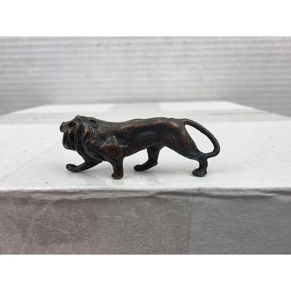 Vintage HTF Kinder Surprise Metal Lion Figure‎